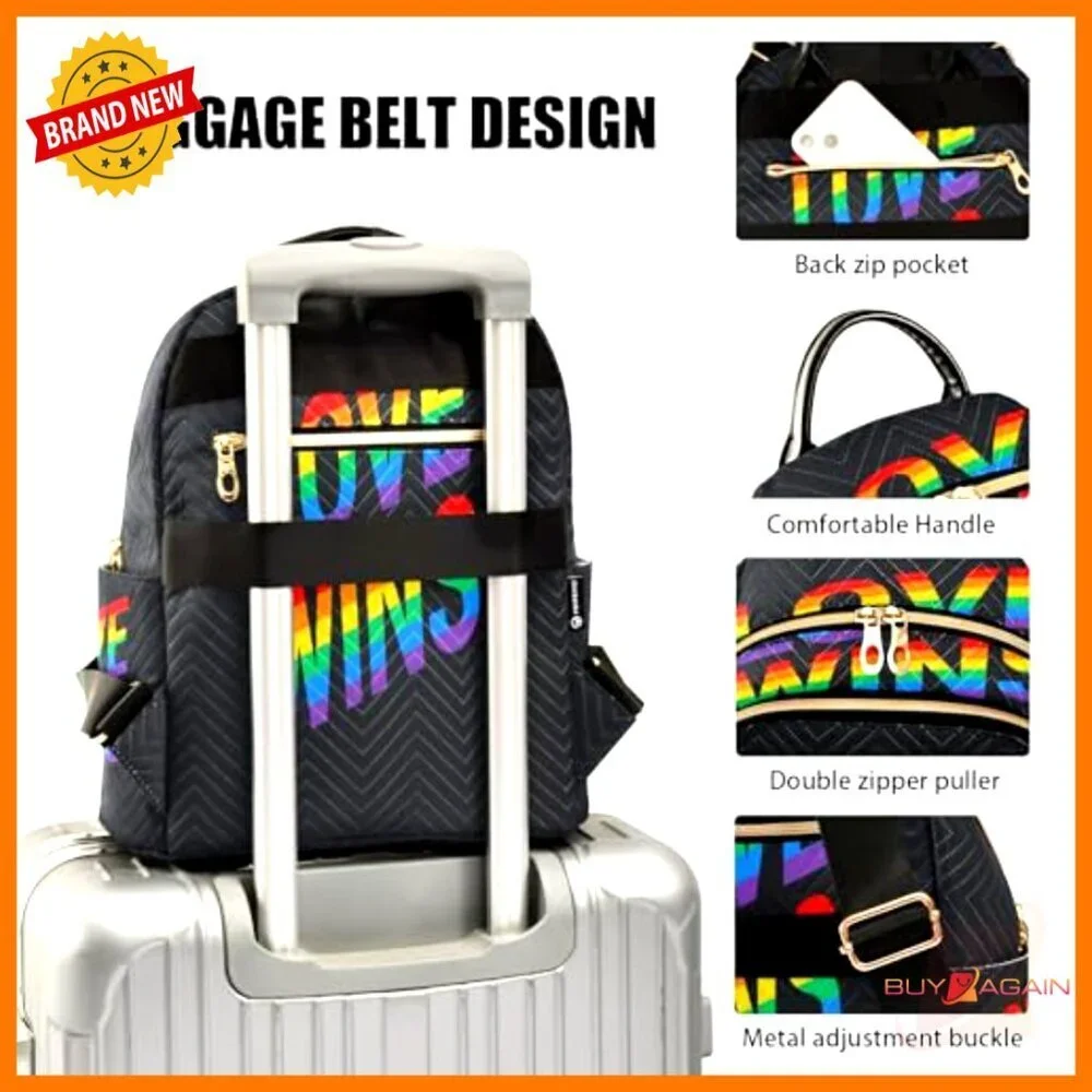 Mini Backpack Purse for Women, Casual Daily Travel College Work